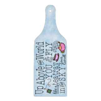 Alice in Wonderland Whimsical Tea Carroll Quote Cutting Board