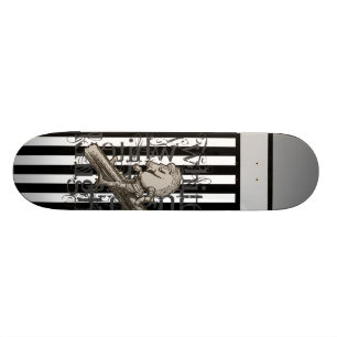Alice In Wonderland White Knight Grunge Skateboard