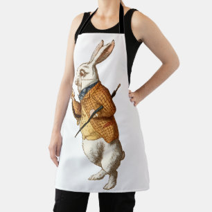 Alice in Wonderland - White Rabbit Apron