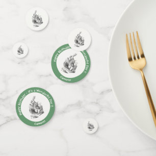 Alice in Wonderland White Rabbit Birthday Party Confetti