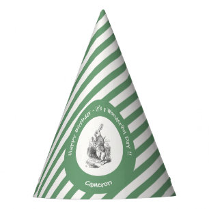 Alice in Wonderland White Rabbit Birthday Party Hat
