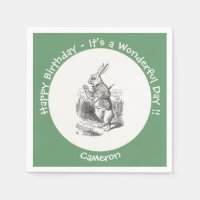 Alice in Wonderland White Rabbit Birthday Party