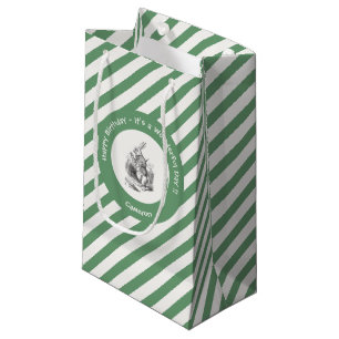 Alice in Wonderland White Rabbit Birthday Party Small Gift Bag