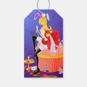 Alice in Wonderland White Rabbit Gift Tags