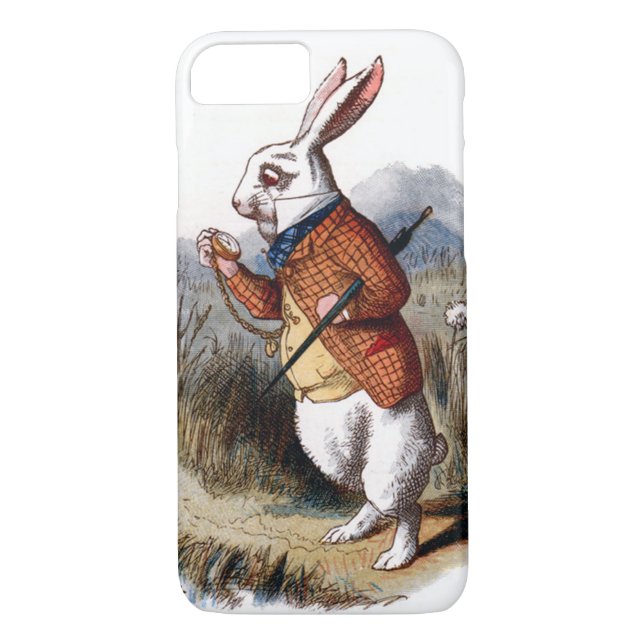 Alice in Wonderland White Rabbit iPhone 7 case (Back)