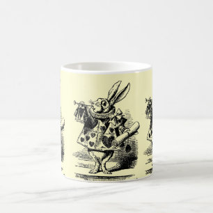 Alice in Wonderland White Rabbit Kaninchen Easter Coffee Mug