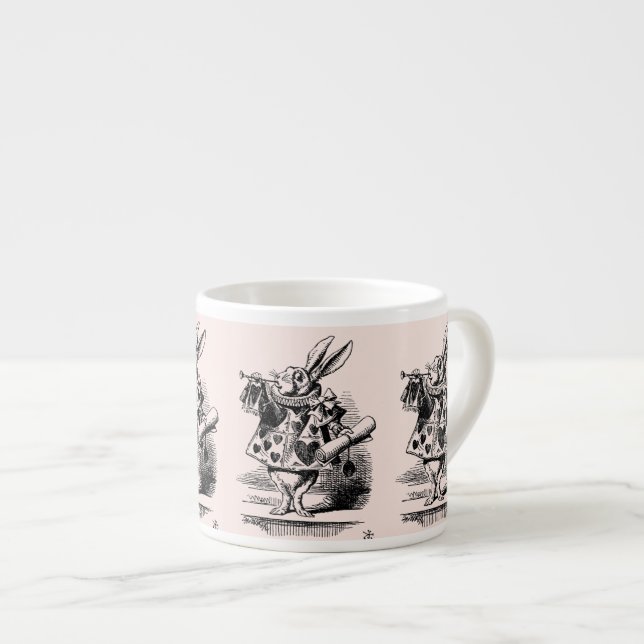 Alice in Wonderland - White Rabbit - Rabbit Espresso Cup (Front Right)