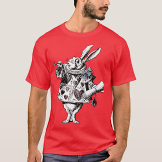 Alice in Wonderland White Rabbit vintage family T-Shirt