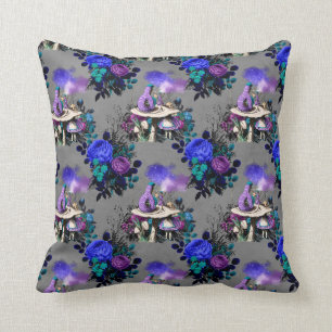 Alice in Wonderland with Caterpillar Cushion