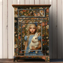 Alice in Wonderland with White Rabbit