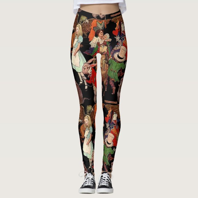 Alice in Wonderland Women's Leggings (Front)