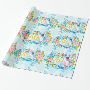 Alice In Wonderland Wrapping Paper