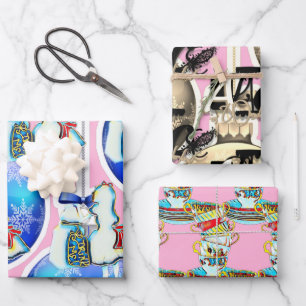 Alice in Wonderland Wrapping Paper Sheet