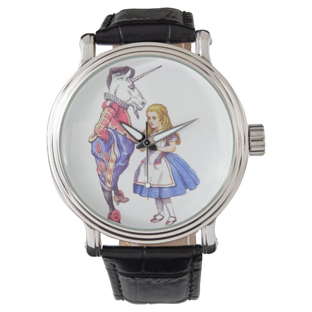 alice in wonderland wrist watch (Front)