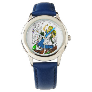 Alice in Wonderland Wrist Watch Attack of Cards