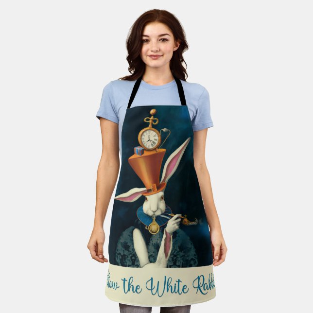 Alice in Wonderland's White Rabbit Apron (Worn)