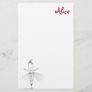 Alice - Little Dancer Personalised Stationery