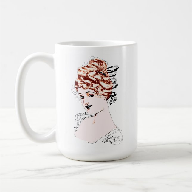 Alice M. McPherrin by Russell L. Swigert 1917 art  Coffee Mug (Left)