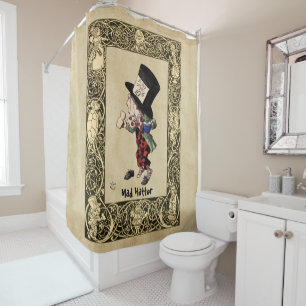 Alice - Mad Hatter  1865 Shower Curtain