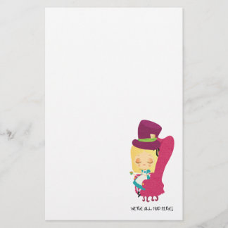 Alice Mad Hatter Stationery