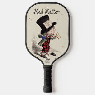 Alice -  Mad Hatter Tea Party 1865  Pickleball Paddle