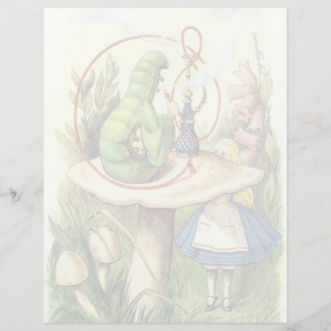 Alice Meets the Caterpillar (Front)