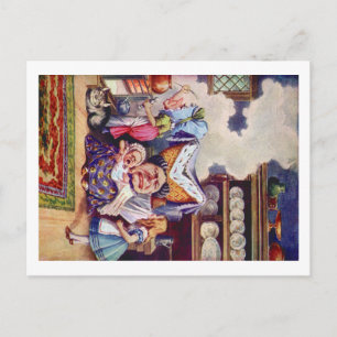 Alice Meets the Duchess and the Pic Baby Postcard