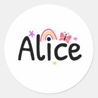 Alice name cute design