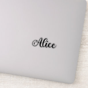 Alice Name - Handwritten Calligraphy