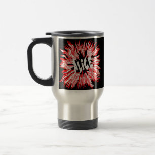 Alice Name Star in Red Travel Mug