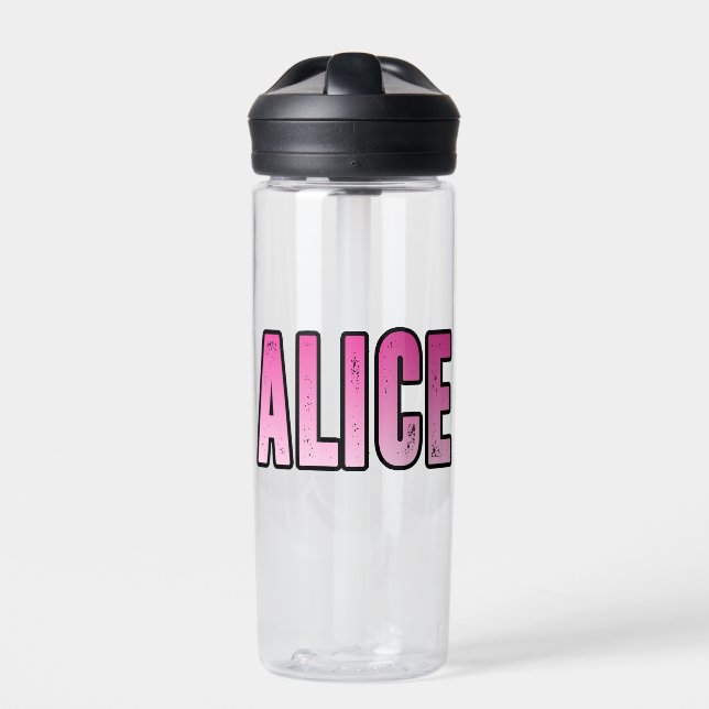 Alice name water bottle (Front)