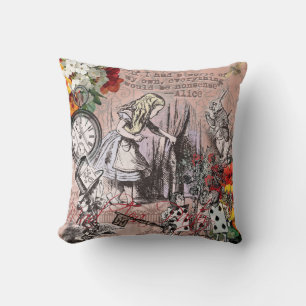 Alice nonsense curtain wonderland cushion