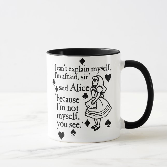 Alice Not Myself Mug (Right)