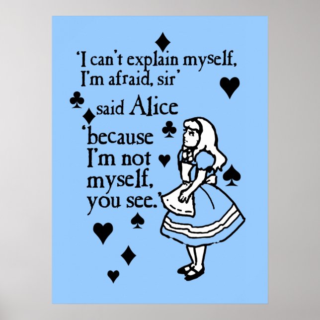 Alice Not Myself Poster (Front)