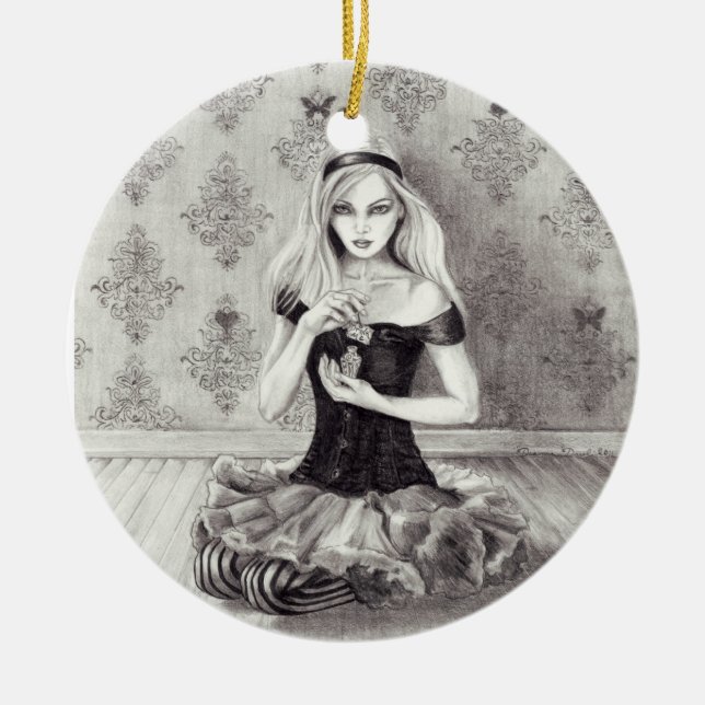 Alice Ornament Alice in Wonderland Ornament (Front)
