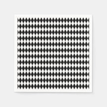 Alice related geometric decoupage rhombus pattern