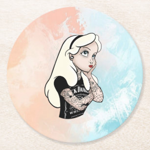 Alice Round Paper Coaster
