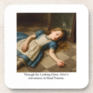 Alice’s Adventures in Head Trauma Coaster