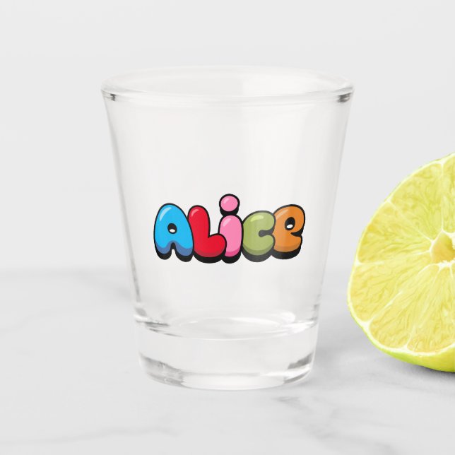 Alice Shot Glass (Front)