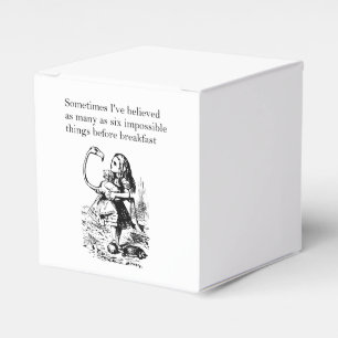 Alice, Six Impossible Things Favour Box