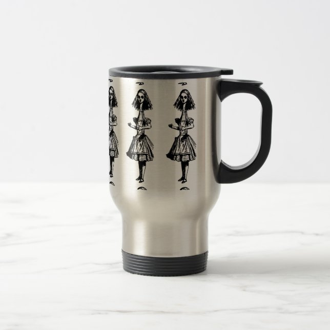 Alice Stretched in Wonderland Travel Mug (Right)