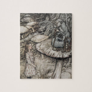 Alice talking to the Caterpillar Jigsaw Puzzle