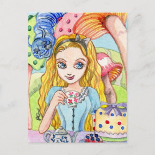 Alice Tea Party Post Card