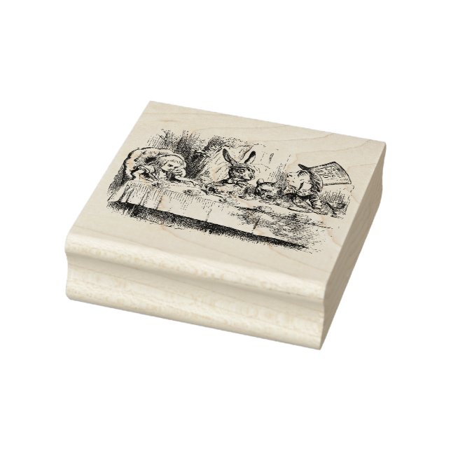 Alice Tea Party Rubber Stamp (Stamp)
