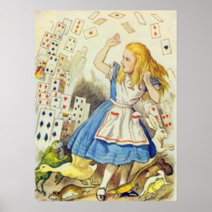 Alice & the Cards Full Colour Poster