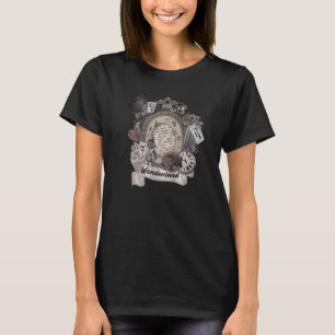 Alice & The Cheshire Cat  Wonderland Elements T-Shirt