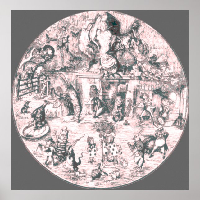 Alice & the Gang Pink Tint Poster (Front)