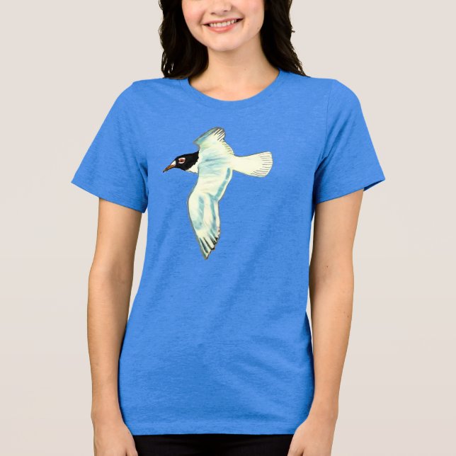 Alice The Gull In Flight Tri-Blend Shirt (Front)