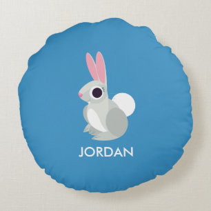 Alice the Rabbit Round Cushion