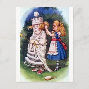 Alice & the White Queen Postcard